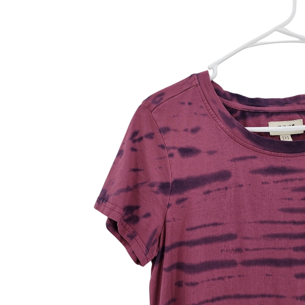 Pact Women's 100% Organic Cotton Tie Dye Shirt Sleeves Mini Dress - S - Picture 2 of 7